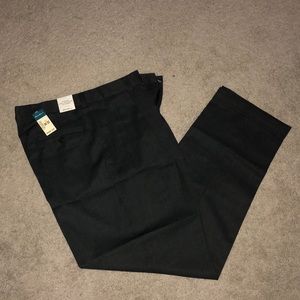 NWT Eddie Bauer Pleated Wood Gabardine Trousers